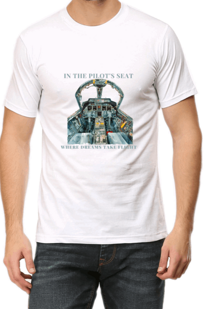 Stunning "In the Pilot seat" Cockpit Graphic Unisex T shirt