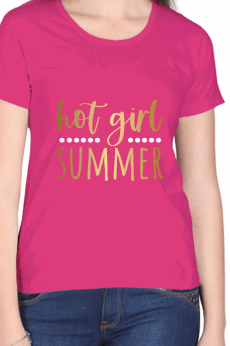 Attractive "Hot girl summer" T shirt