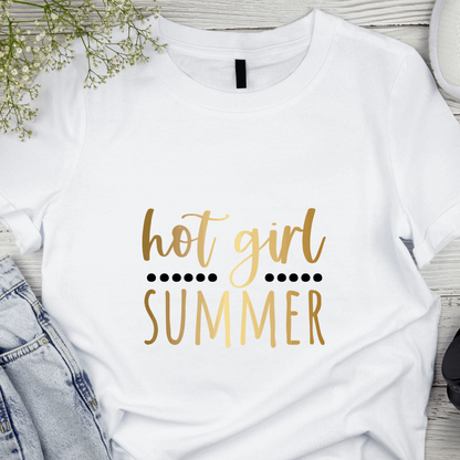 Attractive "Hot girl summer" T shirt