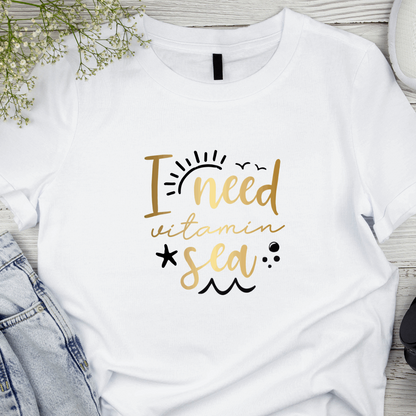 Splendid "I Need Vitamin Sea" Oversized T shirt