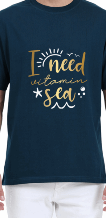 Splendid "I Need Vitamin Sea" Oversized T shirt