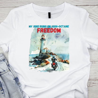 "High Octane Freedom" Unisex Biker T Shirt