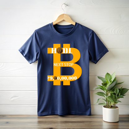 BTC Next Stop Rs9 Crore Oversized Unisex Cotton T shirt