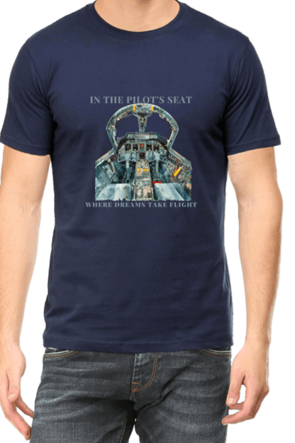 Stunning "In the Pilot seat" Cockpit Graphic Unisex T shirt