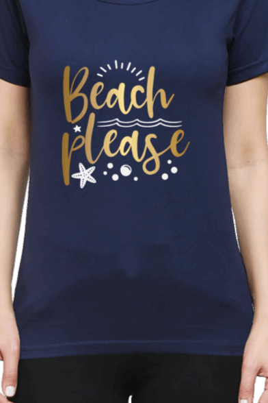 Luxurious "Beach Please" T shirts