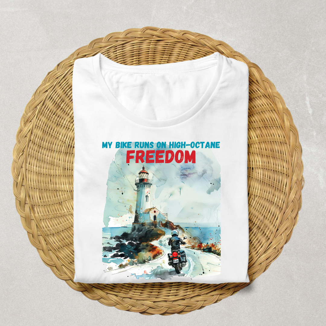 "High Octane Freedom" Unisex Biker T Shirt