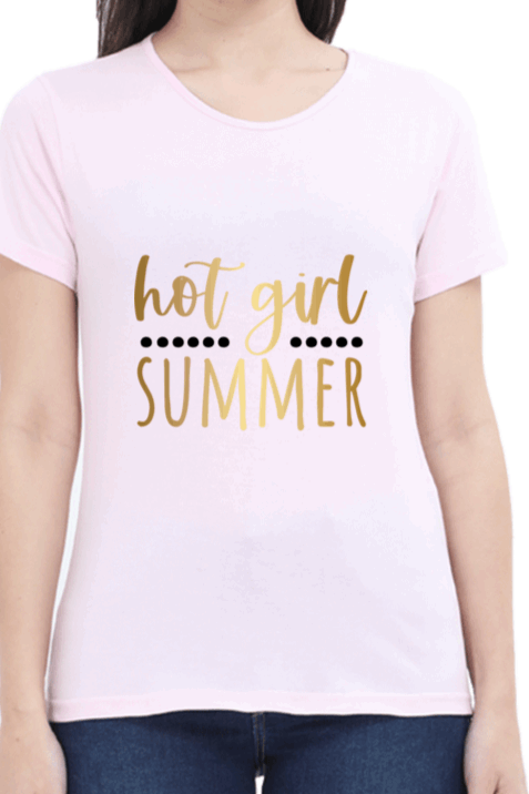 Attractive "Hot girl summer" T shirt