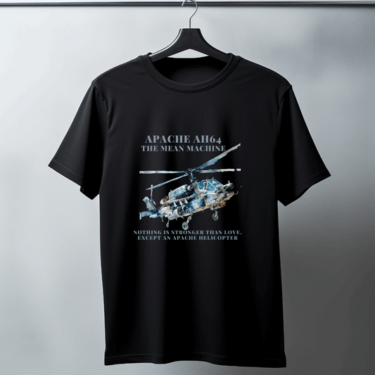 Oversized Mean machine "Apache Ah 64" Unisex T shirt