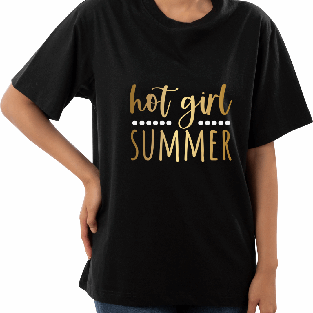 Attractive Oversized "Hot girl Summer" T shirt