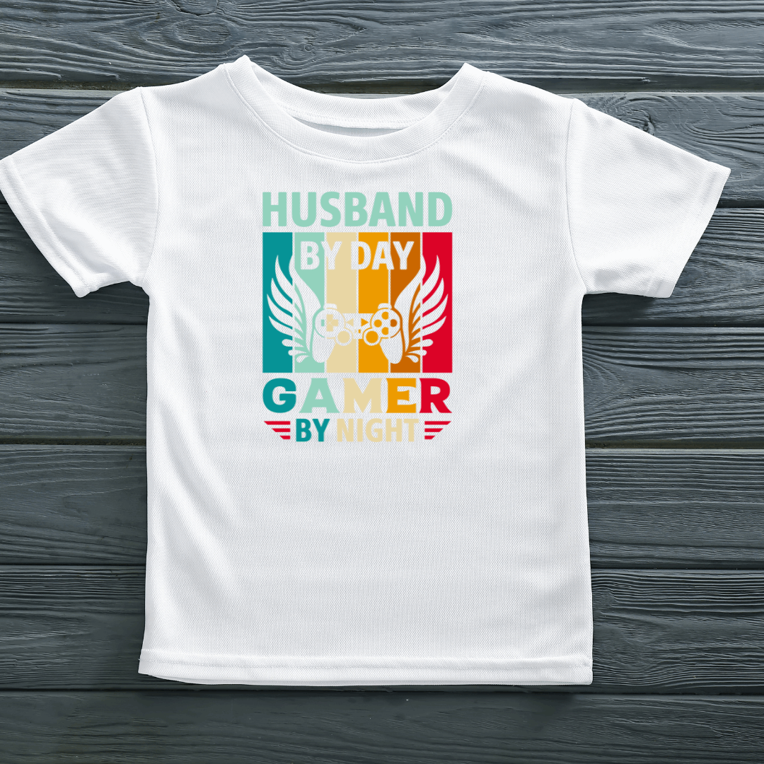 Oversized Husband or Gamer Unisex  T shirt with Larger Graphic