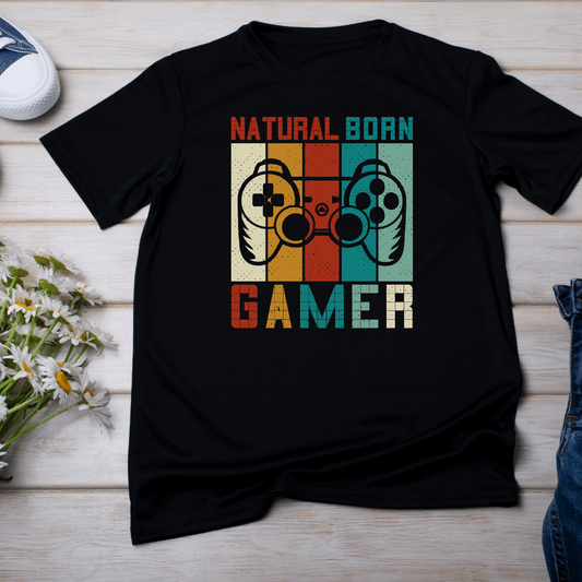 Natural Born Gamer Unisex T shirt