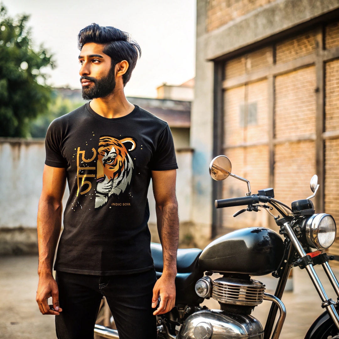 Tiger Design "Jaat" Unisex T shirt