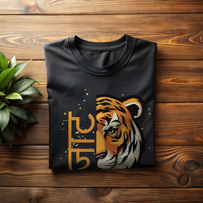 Tiger Design "Jaat" Unisex T shirt