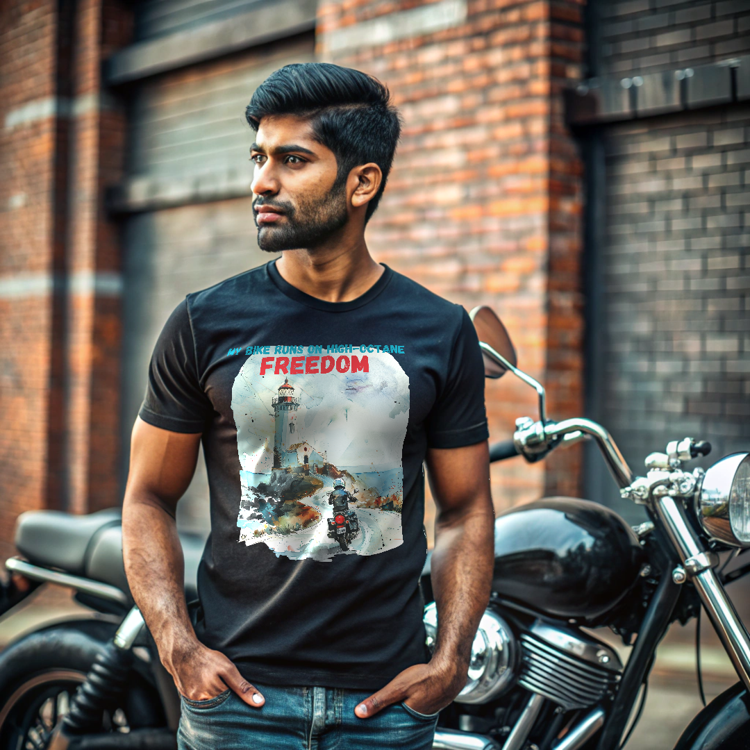 "High Octane Freedom" Unisex Biker T Shirt